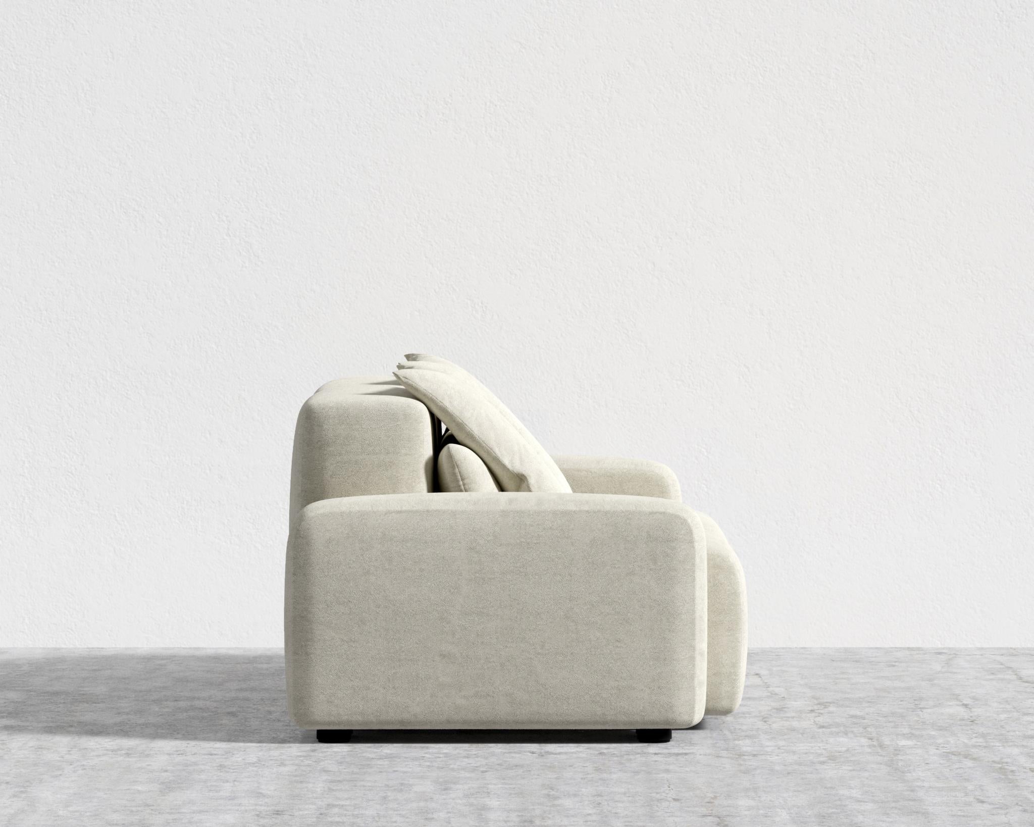 Kaye Sofa S - Standard, Essential Cloud Weave - Birch