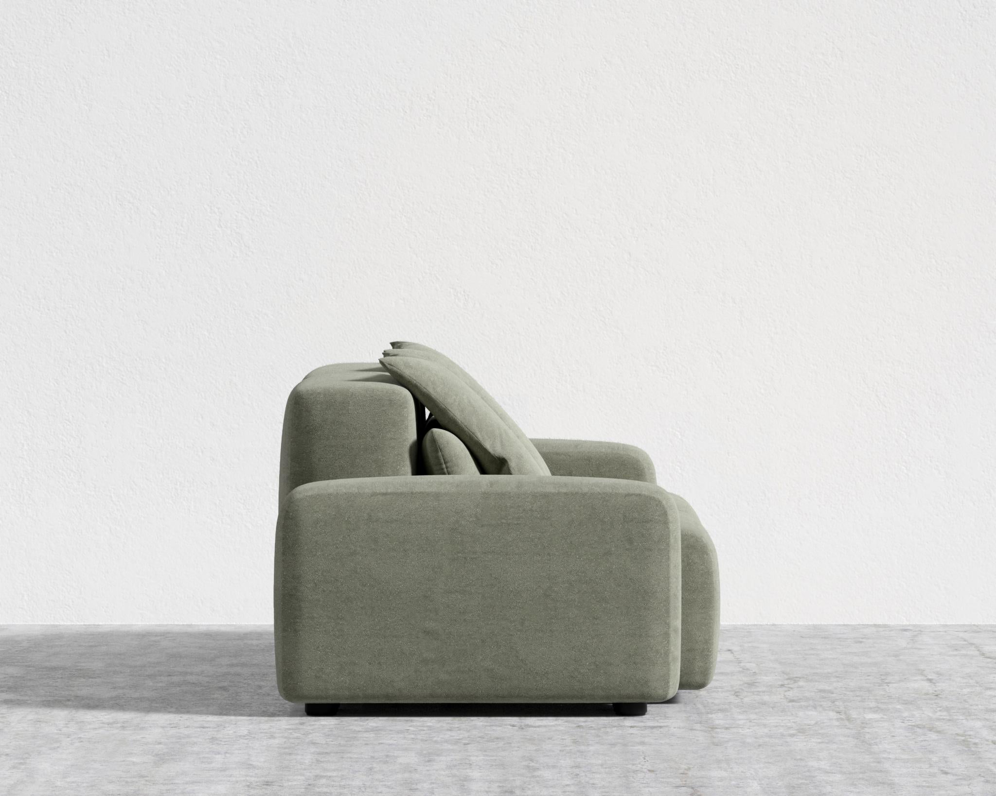Kaye Sofa S - Standard, Essential Cloud Weave - Eucalyptus