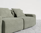 Kaye Sofa S - Standard, Essential Cloud Weave - Eucalyptus
