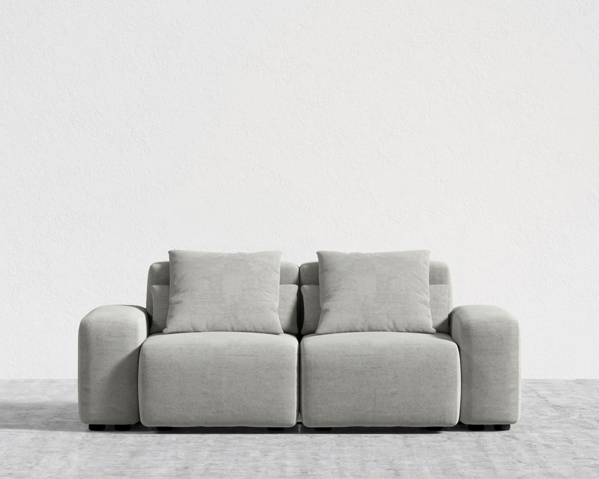 Kaye Sofa S - Standard, Essential Cloud Weave - Mist Grey