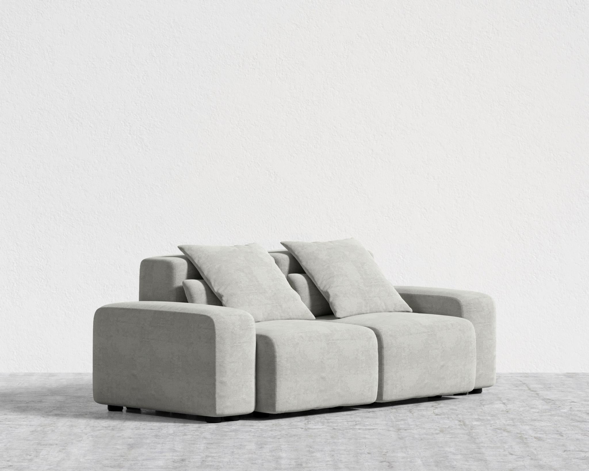 Kaye Sofa S - Standard, Essential Cloud Weave - Mist Grey