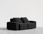 Kaye Sofa S - Standard, Essential Cloud Weave - Obsidian