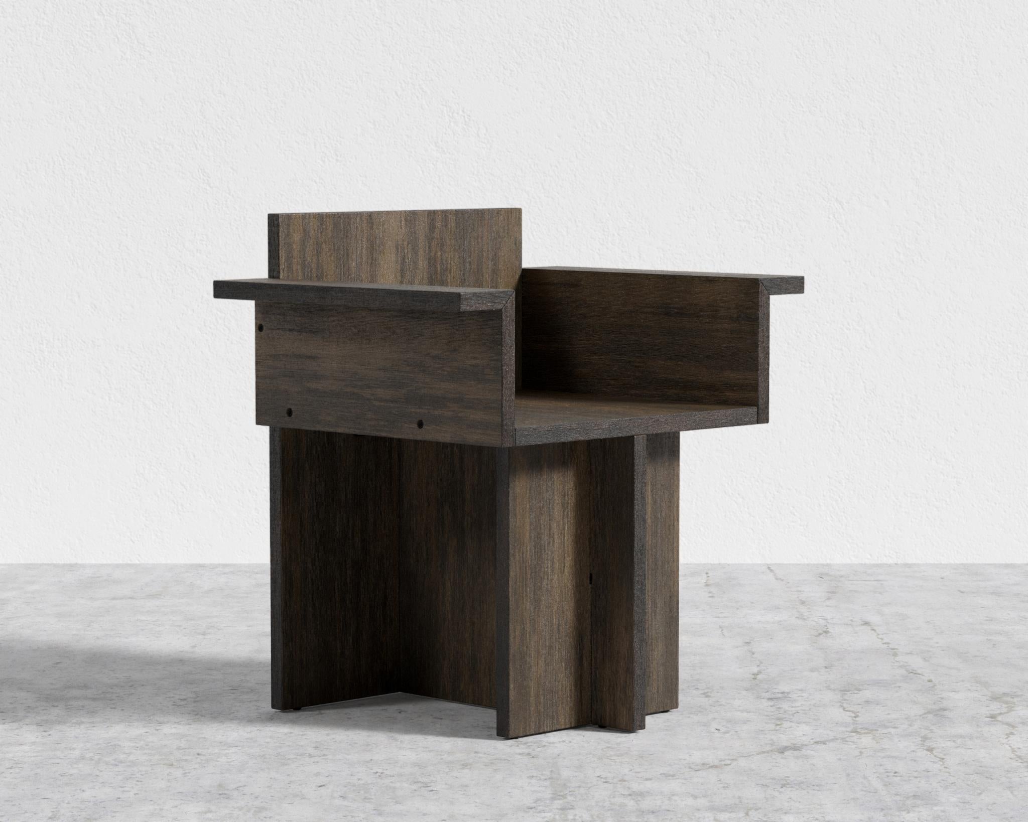 Kyoto Armchair - Kyoto Truffle - Deep-cut