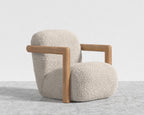 Loreto Lounge Chair - Shearling - Almond