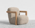 Loreto Lounge Chair - Shearling - Fawn